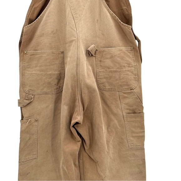 Vintage 80s Carhartt Workwear Overalls Double Knee Union Tag Made USA | 42 x 30 - Picture 9 of 12